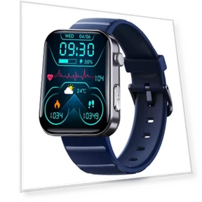 Smart Watch with ECG, PPG, and AI Health Diagnostics — Smartwatches, GUHUAVMI