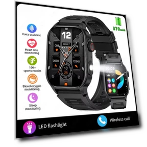 Smart Watch with Flashlight — Smartwatches, SAMS Online