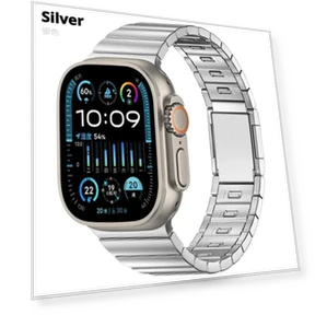 Steel Watch Strap with Magnetic Clasp — Wearable Accessories, LUJING