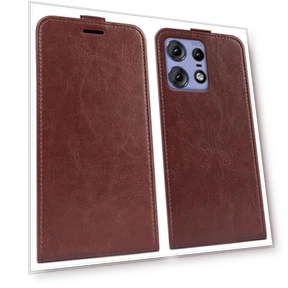 Vertical Flip Down PU Leather Phone Cover — Flip Cases, Smartwatch 2025