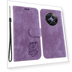 Wallet Case Cute Tiger Pattern Leather Phone Stand Cover — Basic Cases, Smartwatch 2025