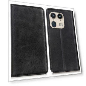 Wallet Case Split Leather Magnetic Closing Phone Cover — Flip Cases, Smartwatch 2025