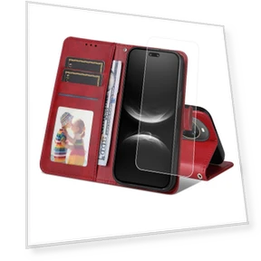 Wallet Case with Hydrogel Film and Strap — Phone Accessories, Smartwatch 2025