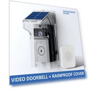 Wireless Doorbell Camera with Solar Charging — Smart Home Security, NEOLOVELY