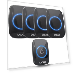 Wireless Doorbell — Chimes, CACAZI
