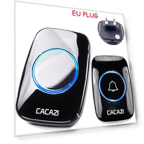 Wireless Doorbell — Push Buttons, CACAZI