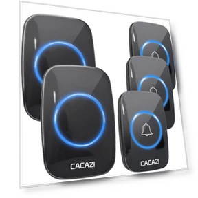 Wireless Doorbell — Push Buttons, CACAZI