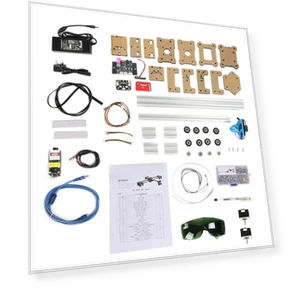 2-Axis CNC XY Plotter with 0.5W Laser — Engraving Equipment & Accessories, Cmperipheral