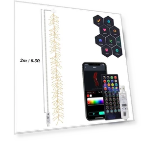 2 in 1 Smart App Firecracker String Light — Vapor Canisters, Sole Street