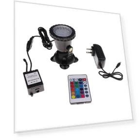 36 LED RGB Submersible Spotlight — Bases, COOKING-MALL