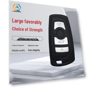 4-Button Smart Key Shell - Black — Keyless Entry, GearUp AutoMoto