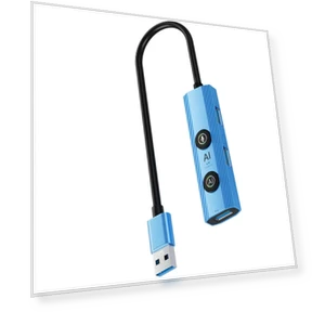 AI Docking Station with Voice Translation and USB Hub — Bases, KONNWEI