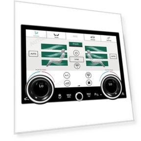 Air Conditioning Panel with LCD Touch Screen — Air Temperature Overrides, Manufacturers autoparts