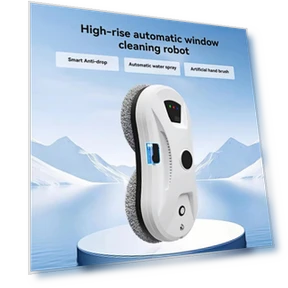 Automatic Smart Window Cleaning Robot with Water Spray — Bases, Decor Dream