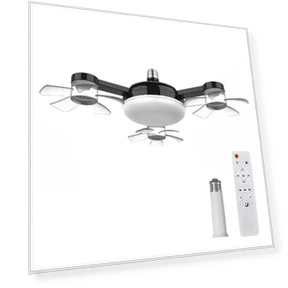 Drone Fan with LED Light and Remote Control — Foam, Sole Street