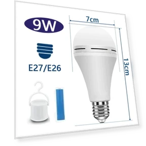 Emergency Rechargeable LED Smart Bulbs — DATs, Yiran Furniture