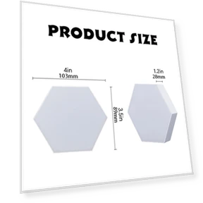 Hexagon Touch LED Wall Light — Bases, COOKING-MALL