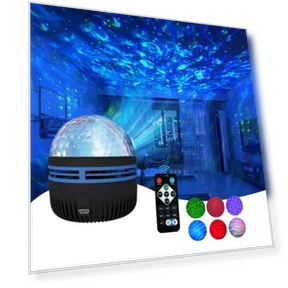 LED Galaxy and Ocean Waves Projector — Presentation Pointers, COOKING-MALL