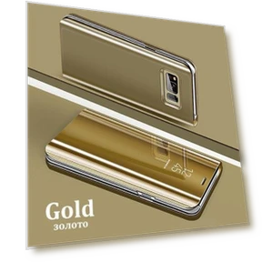 Luxury Smart Flip Mirror Case — Basic Cases, X-100H