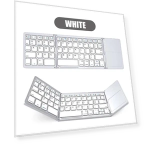 Mini Wireless Folding Keyboard with Touchpad — Keyboards, YJMP