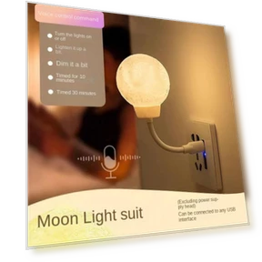 Moon Lamp with Remote Control and Timer — Kids' Lamps, Minde