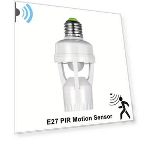 Motion Sensor Light Socket Adapter — Light Sockets, SmartBuy