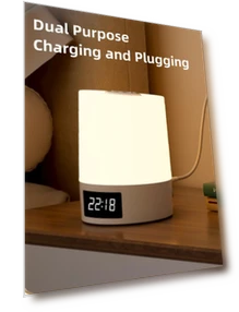 Night Light with Clock — Alarm, Sole Street