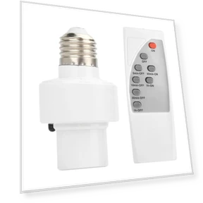 Remote Control Light Switch with Timer — Light Sockets, XJY
