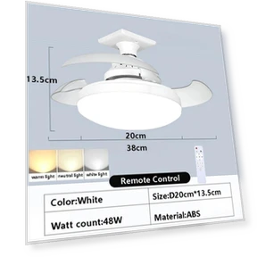 Smart LED Ceiling Fan with Light — Ceiling Fan Lighting Solutions, Sole Street