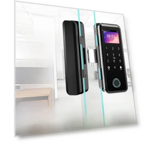 Smart Lock for Frameless Glass Door — Electromagnetic Security Locks, VantaGoods