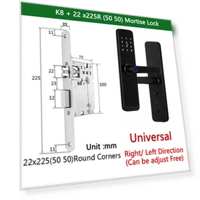 Smart Lock K8 — Rack Locks, RAYKUBE
