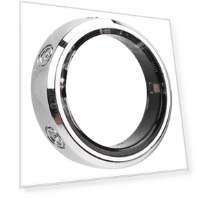 Smart Ring with Crystal Inlay — Smart Rings, KONNWEI