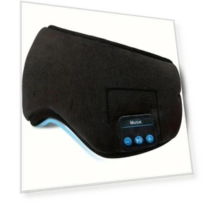 Smart Sleep Mask with Wireless Bluetooth Headphones — Headsets, COOKING-MALL