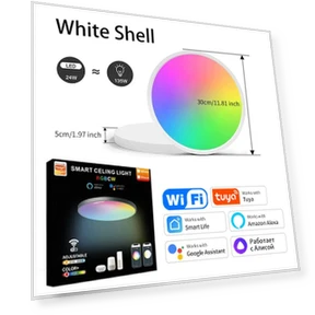 Smart WiFi Ceiling Light — LED Strips, Sole Street