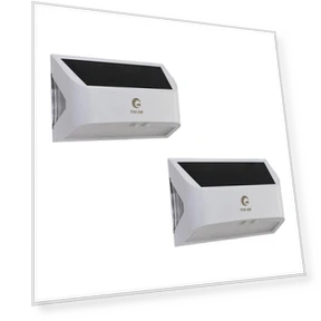 Solar Motion Sensor Outdoor Lighting Set — Outdoor Security & Flood Lighting, Zen-Japan Electronics