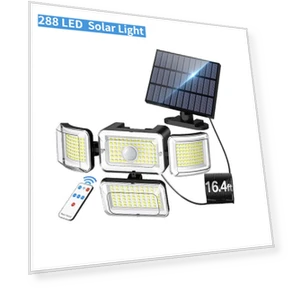 Solar Outdoor Lights with Motion Sensor — Outdoor Security & Flood Lighting, KITCHEN-MALL