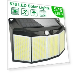 Solar Power Light with Motion Sensor — Outdoor Table Lamps, WANGO