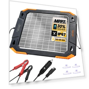 Solar Powered Charger with Smart MPPT Charge Controller — Power Management, Zen-Japan Electronics