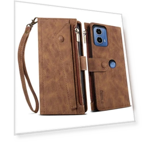 Star Series Wallet Zipper PU Leather Phone Cover — Flip Cases, Smartwatch 2025