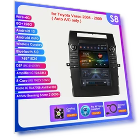 Tesla Style Carplay 4G Android Car Radio — In-Dash, Hizpo