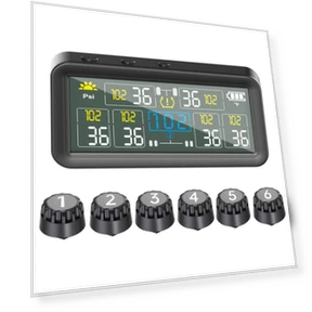 Tire Pressure Monitor with External Sensors — TPMS Sensor Replacements, Igeteck
