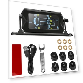 Tire Pressure Monitoring System with External Sensors — TPMS Sensor Replacements, KITCHEN-MALL