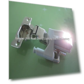 Warm White LED Cabinet Door Light with Smart Touch Sensor and Hydraulic Hinge — LED Strips, Global Finds