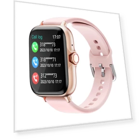 Waterproof Smart Watch with Calls, Sleep Monitoring, Sports Step Counter, Notifications — Foam, Lemo Nade