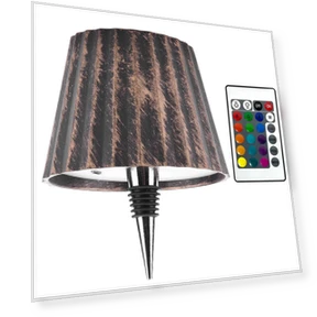 Wireless Bottle Lamp with RGB LED and Touch Control — Desk & Table Lighting, Sole Street