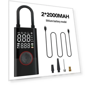 Wireless Smart Portable Tire Pump — Inflation Devices, GearUp AutoMoto
