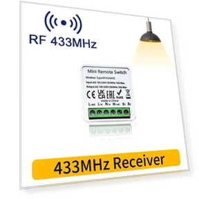 Wireless Switch RF Transmitter and Receiver Module — Ceiling Fan Wall Controls, COOKING-MALL