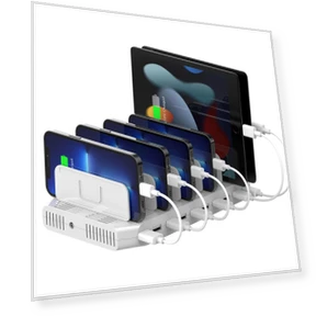 10-Port Desktop Charging Station — Chargers, Unitek