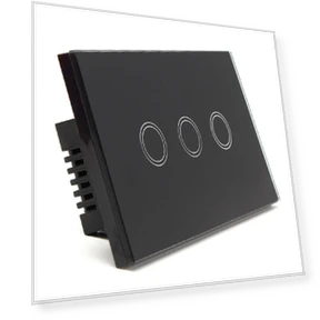 3-Channel 3-Button Remote Control Smart Touch Wall Light Switch — Remote Triggers, Decor Dream