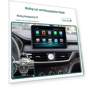 Android Smart Central Control Screen with Navigation and Reversing Camera — In-Dash, Wuling